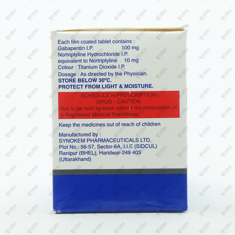 GABATOR NT 100MG Tablet 15's