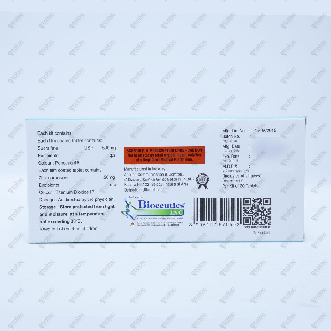 SUCRATAB Z Tablet 10s