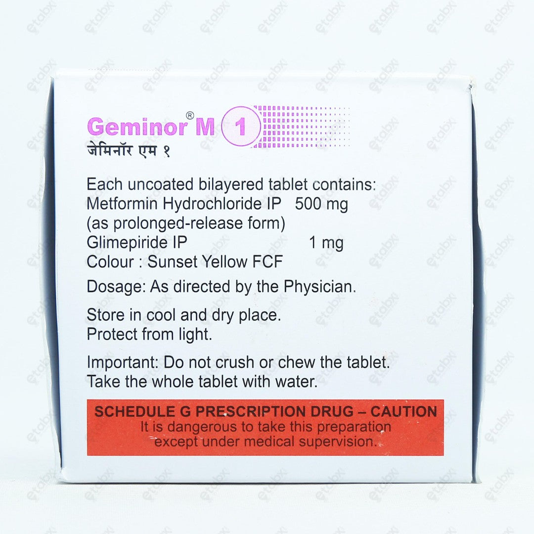 Geminor M1 Tablet 15's
