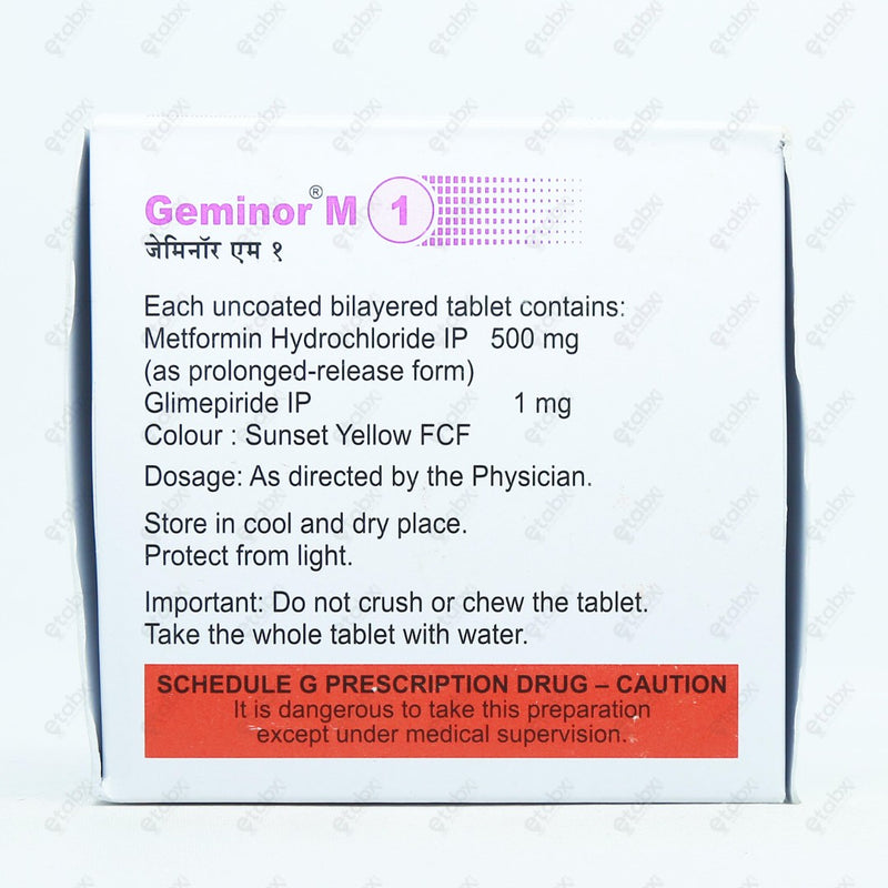 Geminor M1 Tablet 15's