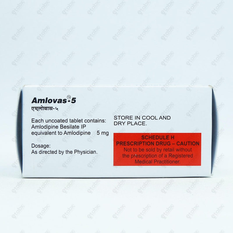 Amlovas 5mg Tablets