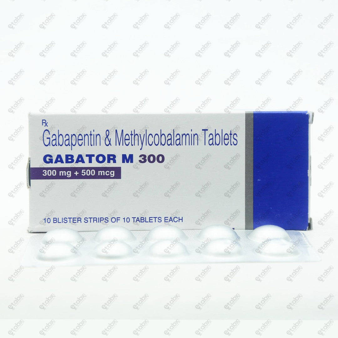 Gabator M 300mg Tablet 10'S