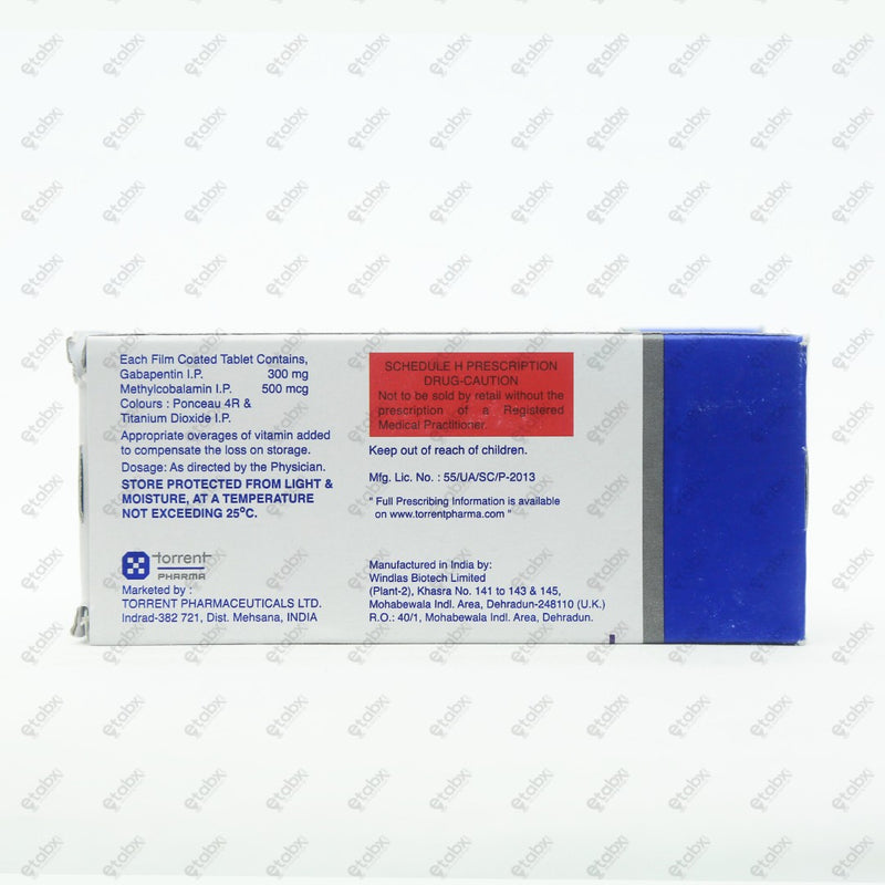 Gabator M 300mg Tablet 10'S