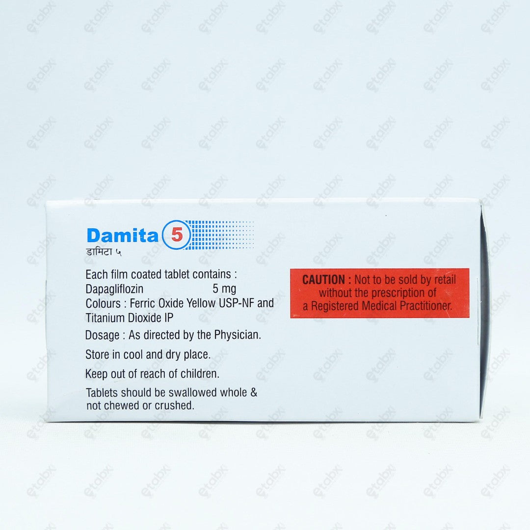 Damita 5mg Tablets 10's