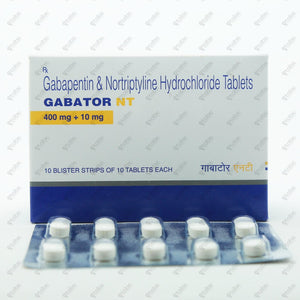 Gabator NT 400/10mg Tablet 10's