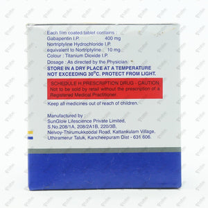 Gabator NT 400/10mg Tablet 10's
