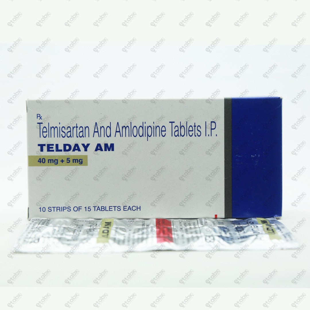 Telday AM 40/5mg Tablet 15's