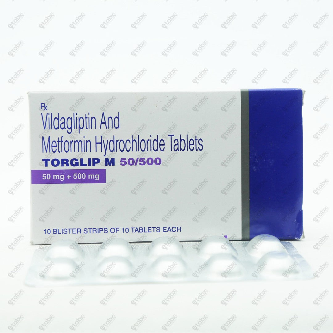 Torglip M 50mg/500mg Tablet 10's