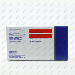 Torglip M 50mg/500mg Tablet 10's