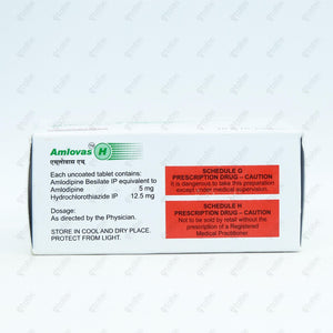 Amlovas H Tablets 15