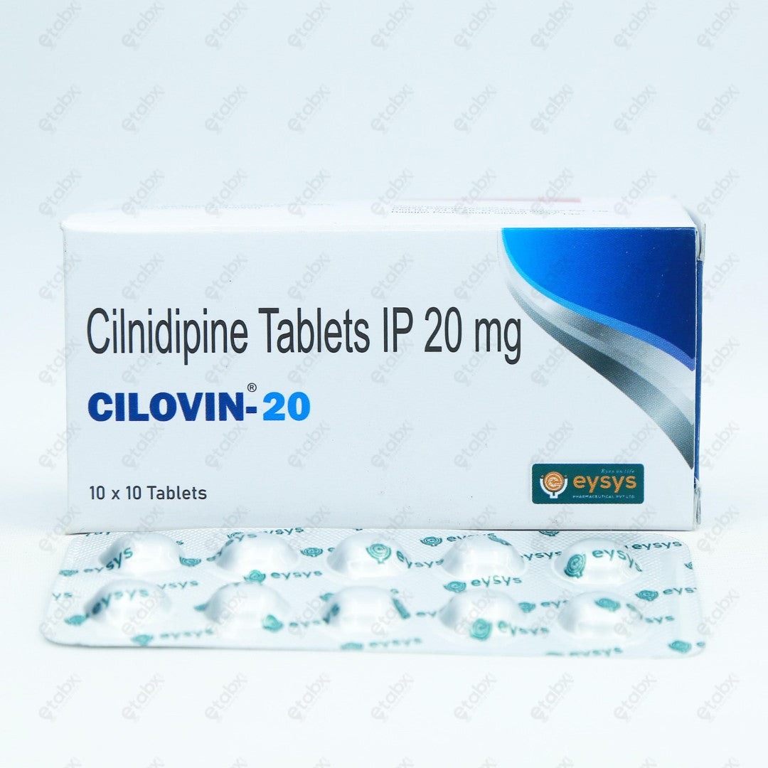 Cilovin 20mg Tablet 10's