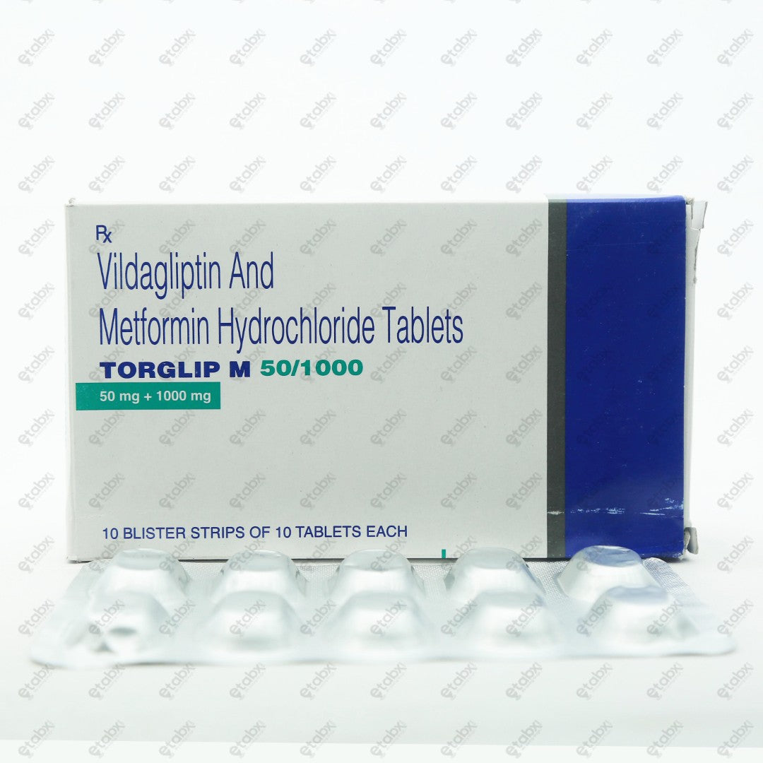 Torglip M 50mg/1000mg Tablet 10's