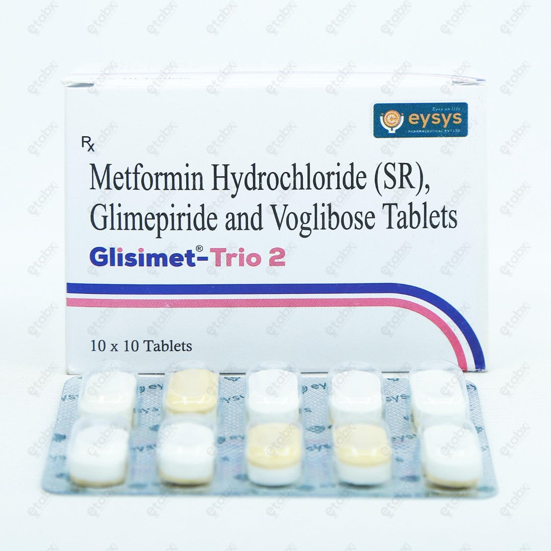 Glisimet Trio 2mg Tablet 10's