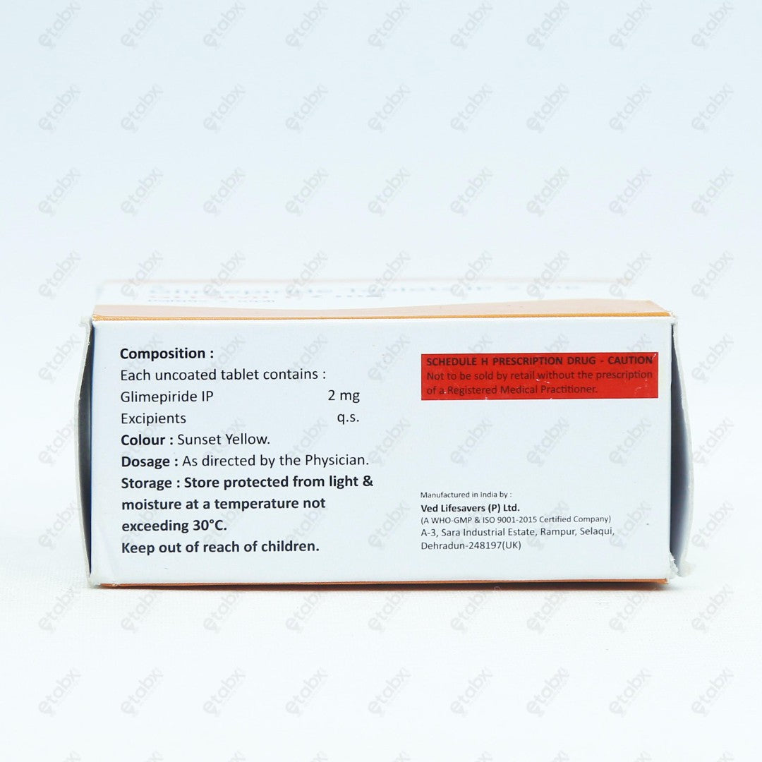 Glisimet 2mg Tablet 10's
