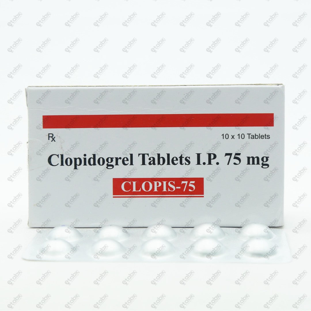 Clopis 75mg Tablet 10's