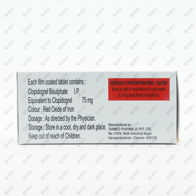 Clopis 75mg Tablet 10's
