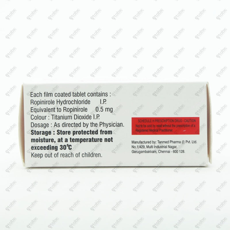 ROPARIS 0.5mg Tablet 10's