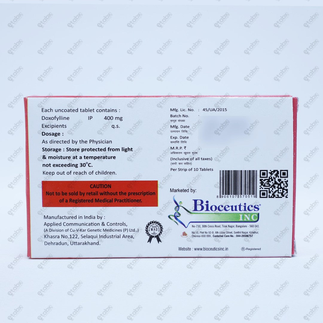 Theowind Asthma Relief Tablets 10s