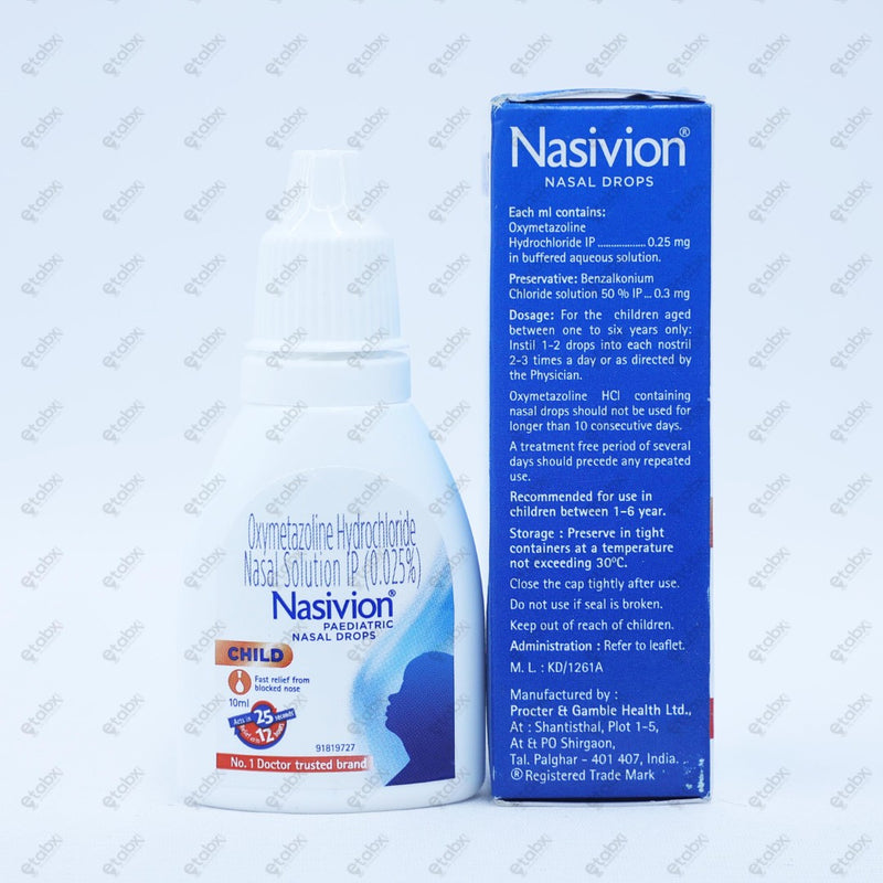 Nasivion Child Drops 10ml