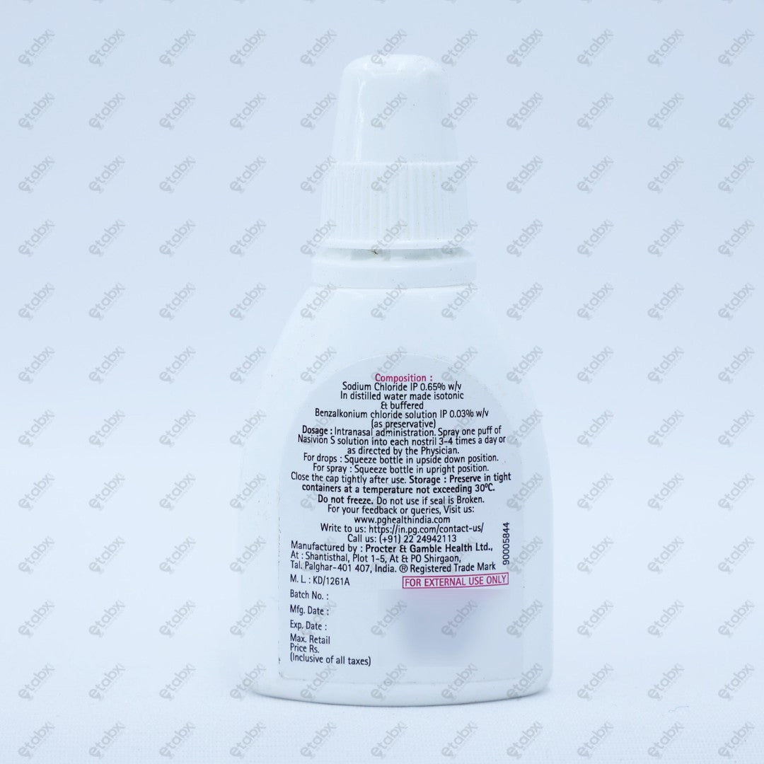 Nasivion (S) Drops 10ml