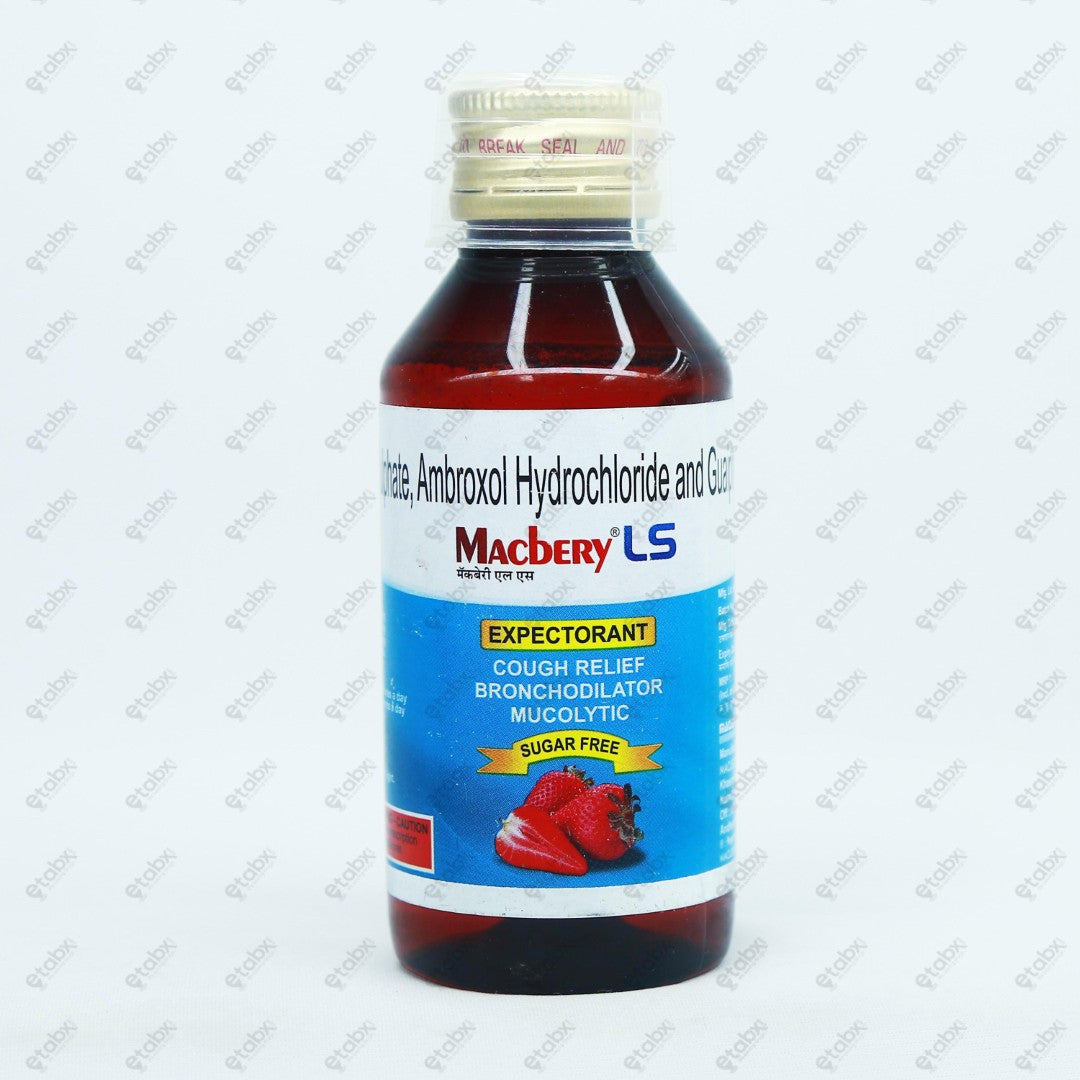 Macbery LS Sugar Free Syrup 100ml
