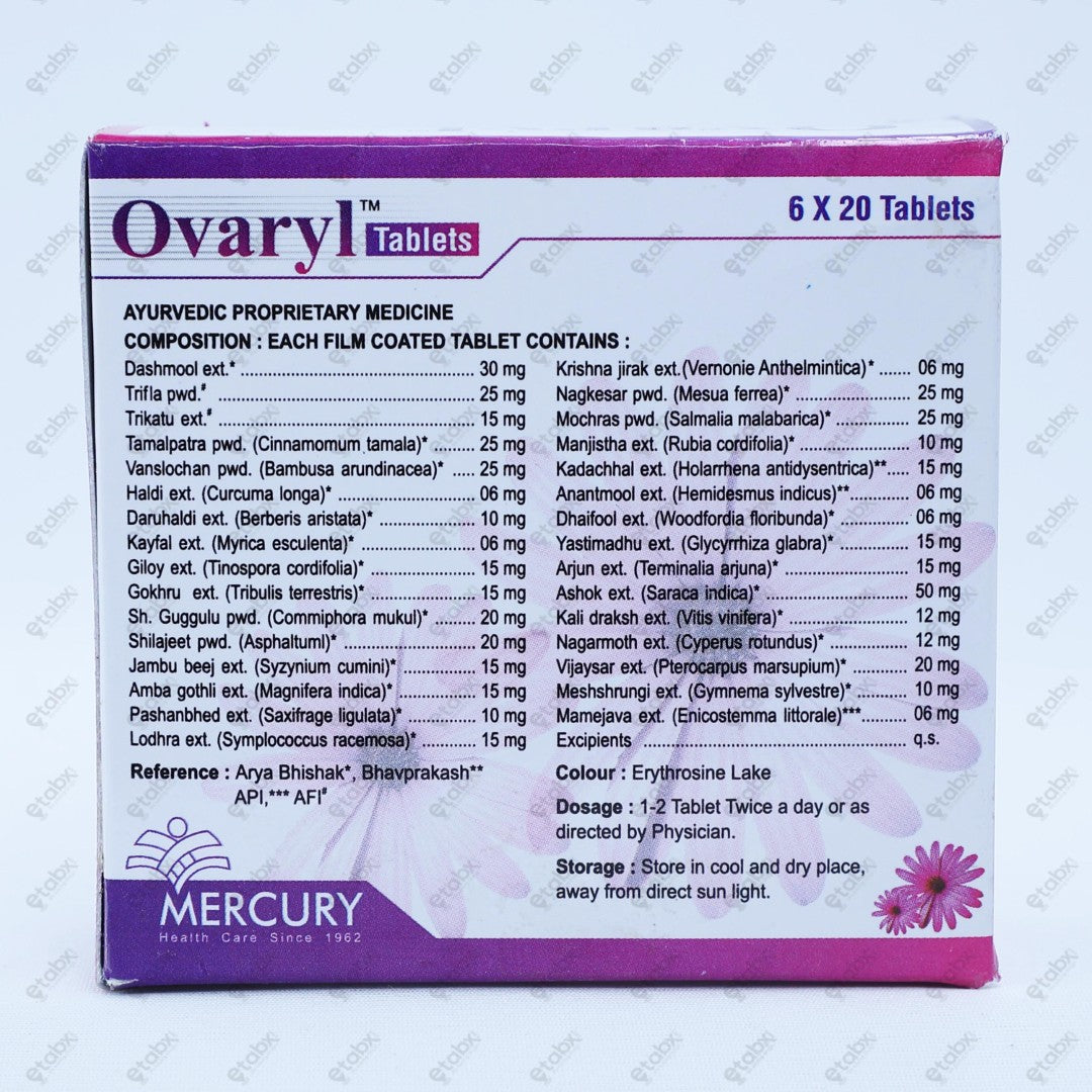 Ovaryl Tablet 20's