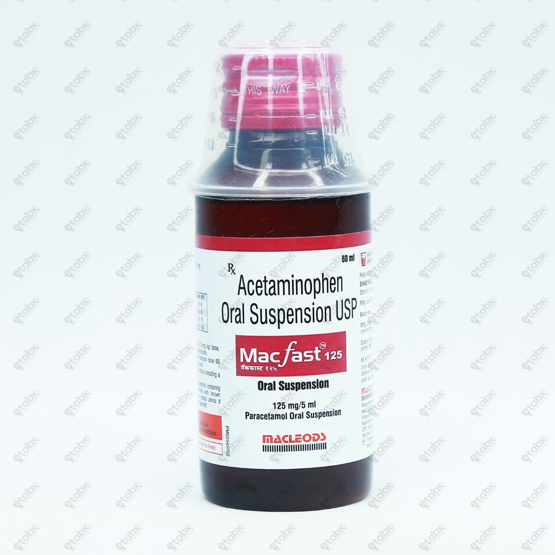Macfast 125mg Suspension 60ml