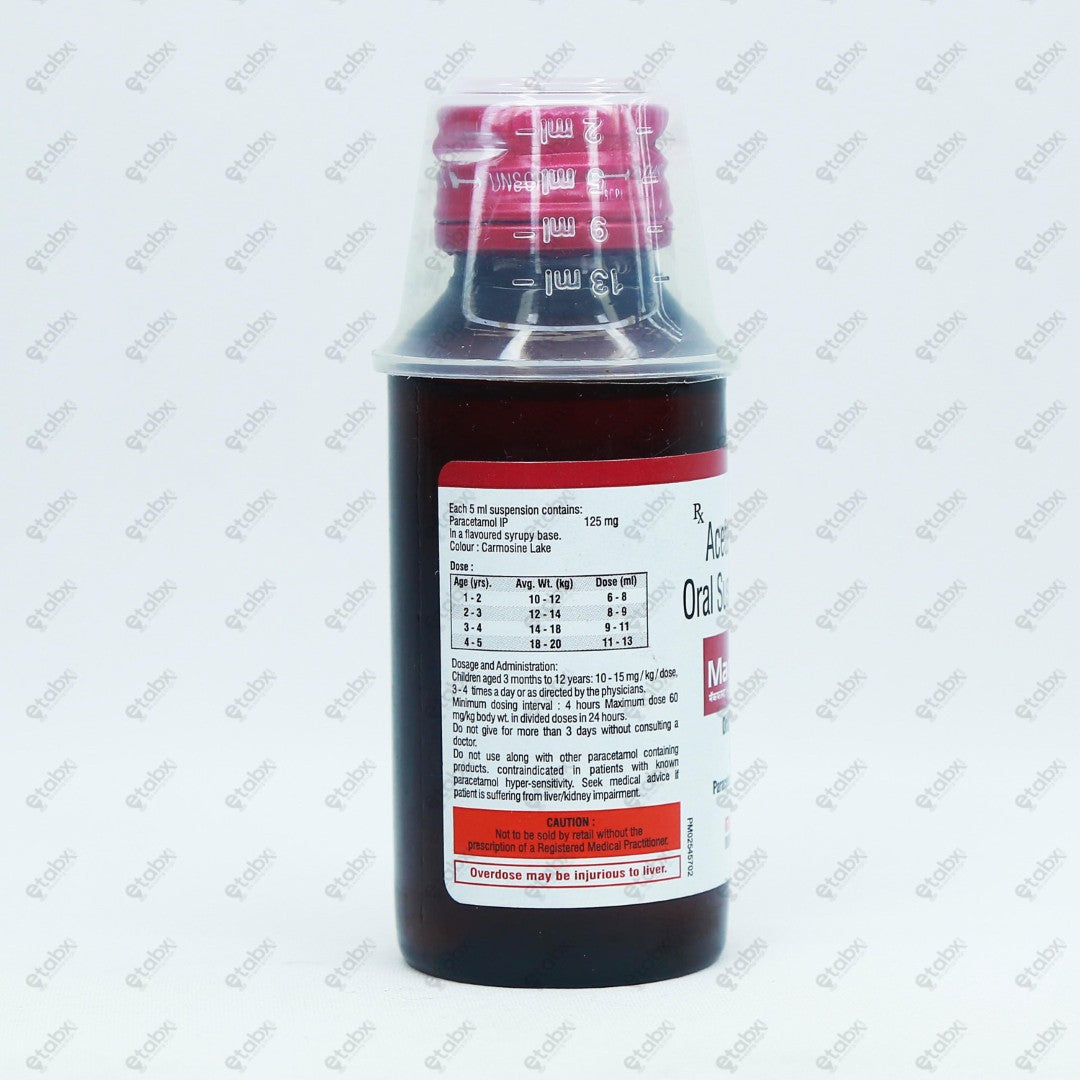 Macfast 125mg Suspension 60ml