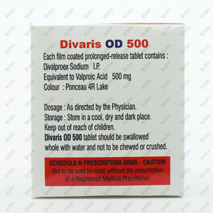 Divaris OD 500 Tablet 10's