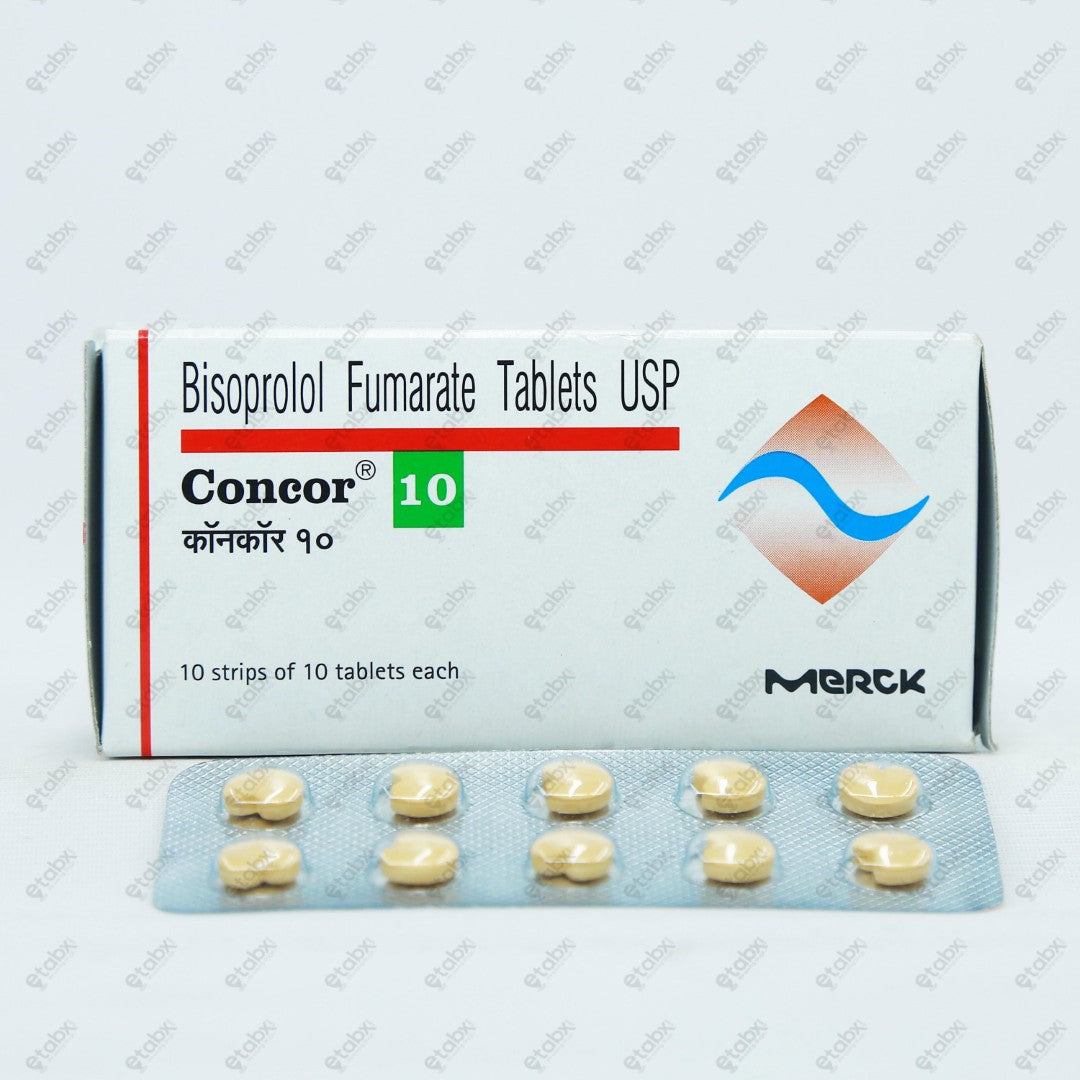 Concor 10mg Tablet 10's