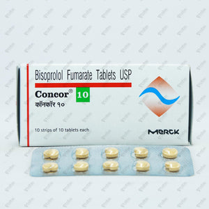 Concor 10mg Tablet 10's