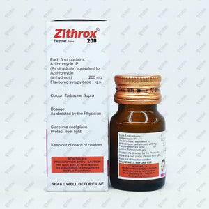 Zithrox 200mg Suspension 15ml