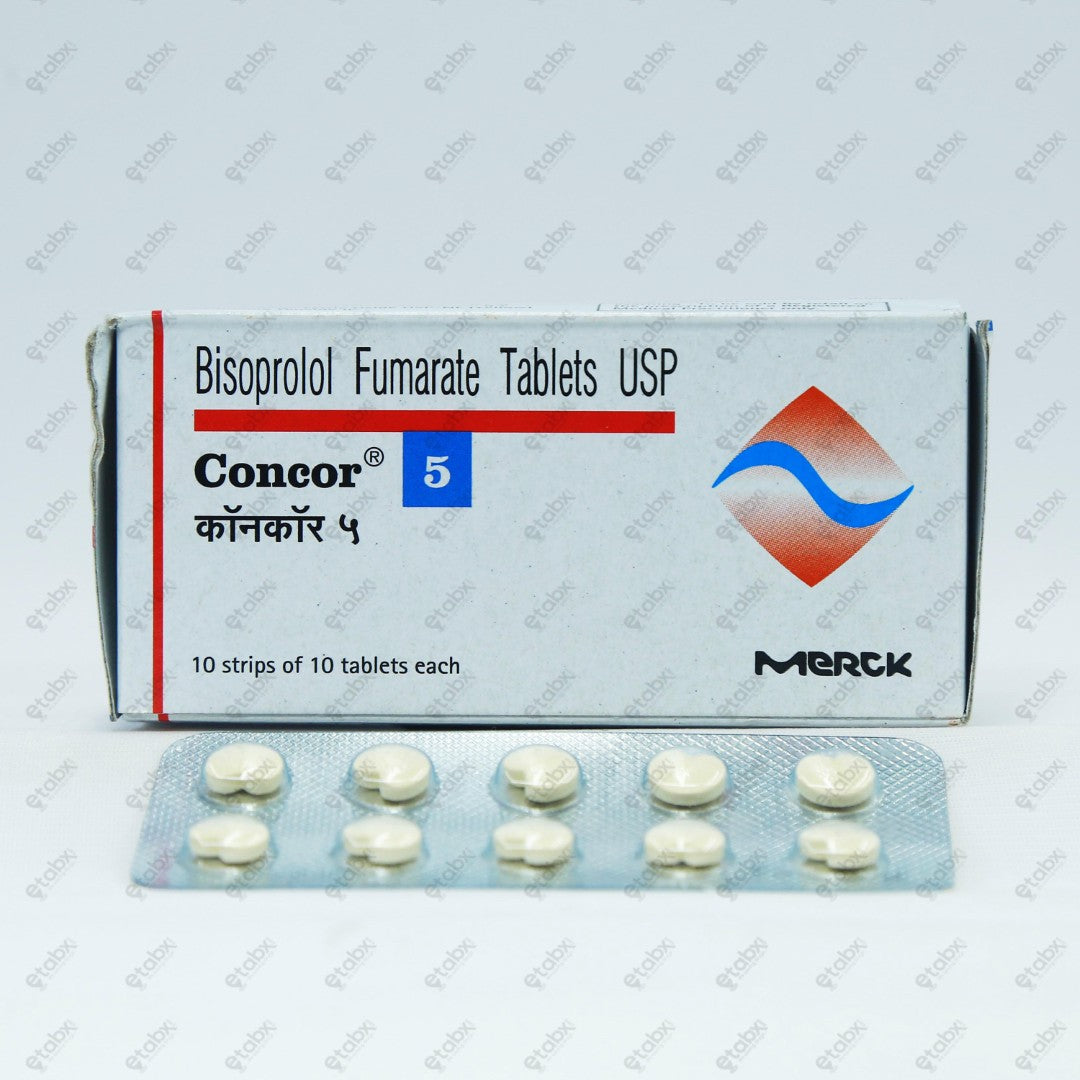 Concor 5mg Tablet 10's