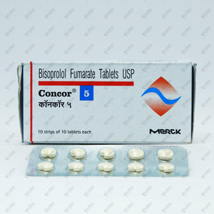 Concor 5mg Tablet 10's