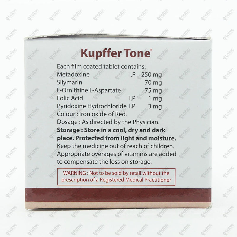 Kupffer Tone Tablet 10's