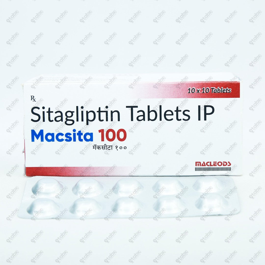 Macsita 100mg Tablet 10's