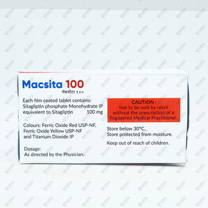 Macsita 100mg Tablet 10's