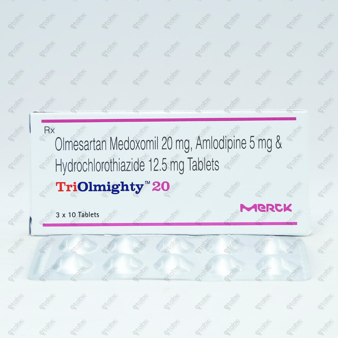 Tri Olmighty 20mg Tablet 10's