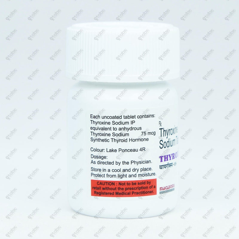 Thyrox 75mcg Tablets