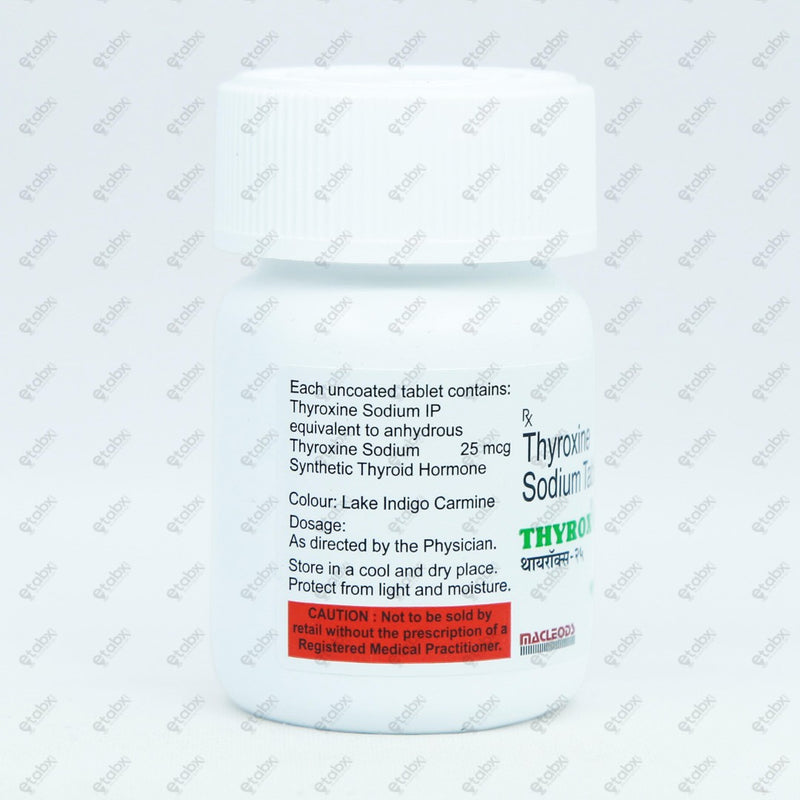 Thyrox 25mcg 120 Tablets