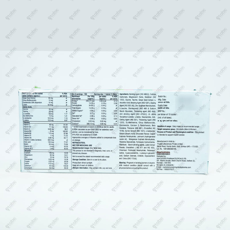 Zincitotal Tablet 15's