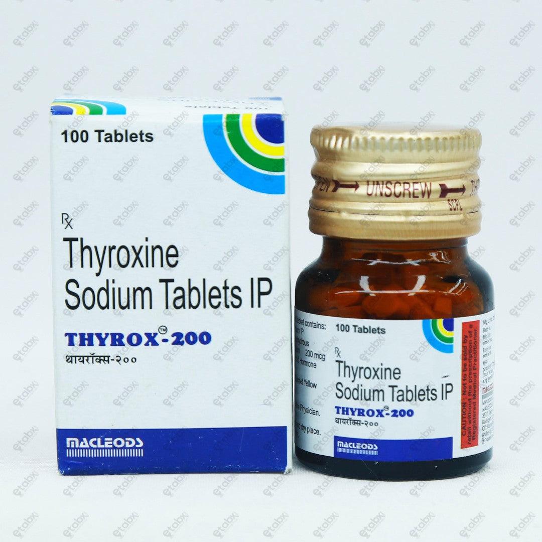 Thyrox 200mg Tablet 120's
