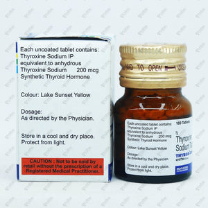 Thyrox 200mg Tablet 120's