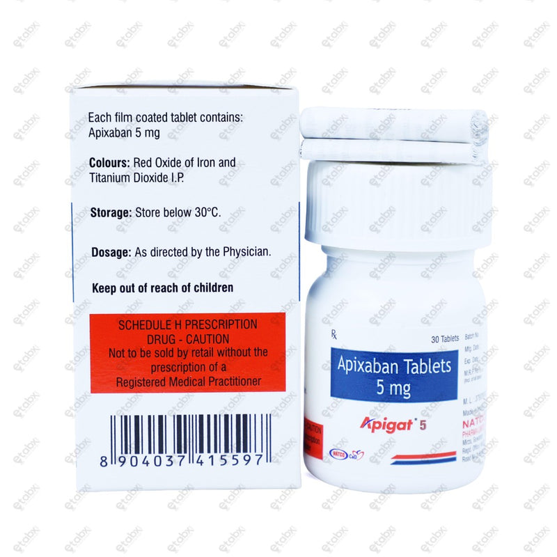 Apigat 5mg Tablet 30's
