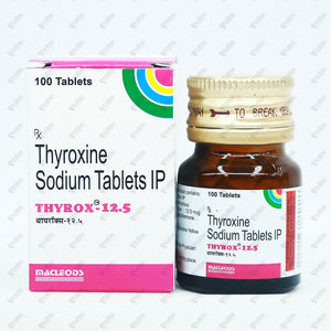 Thyrox 12.5mcg Tablets 100's