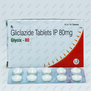 GLYCIX 80mg Tablet 10's