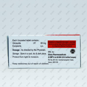 GLYCIX 80mg Tablet 10's