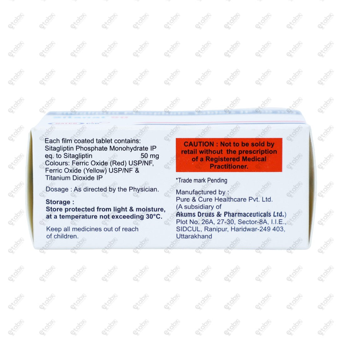 Sitanat 50mg Tablet 10's