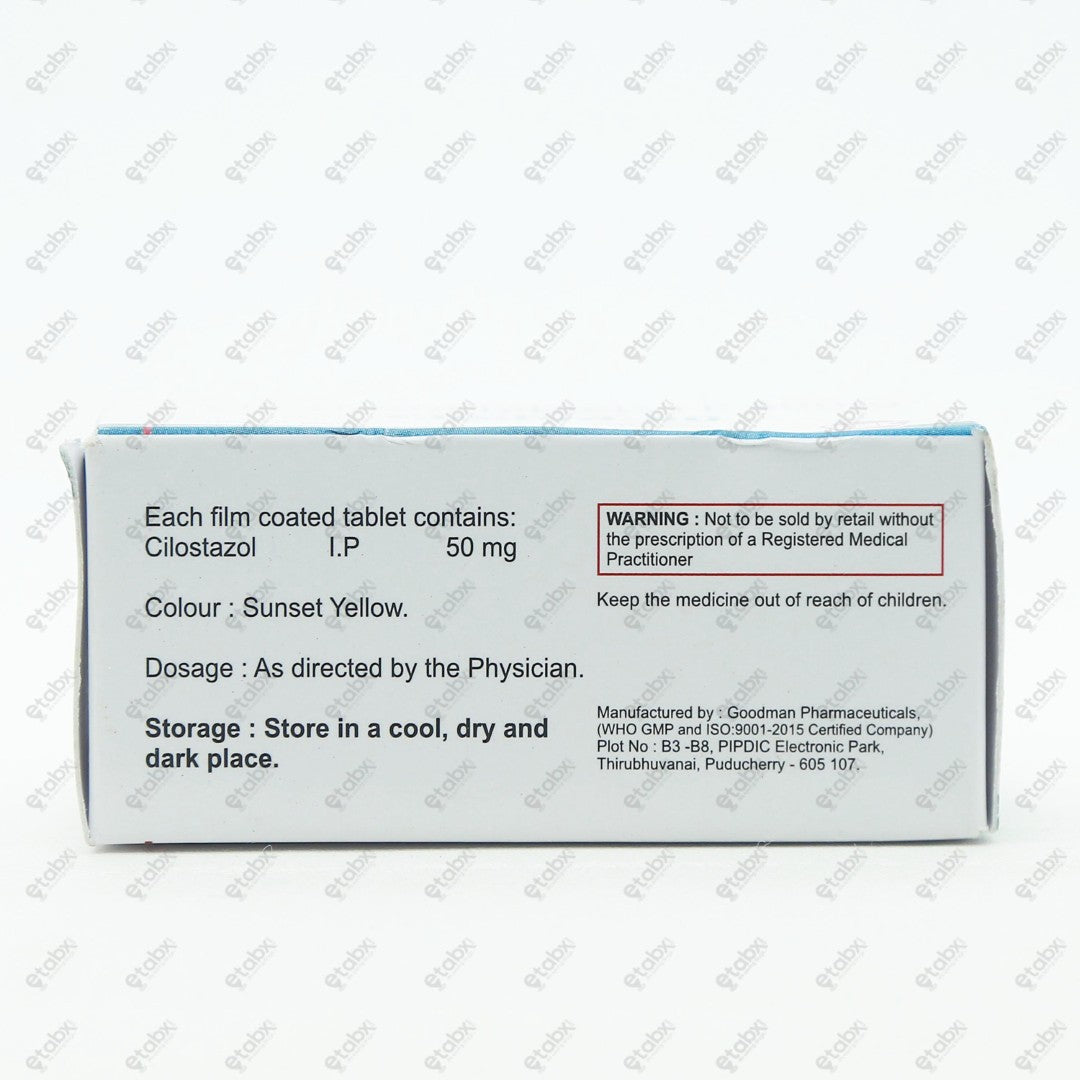 Cilobid 50mg Tablet 10's