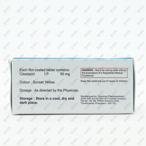 Cilobid 50mg Tablet 10's